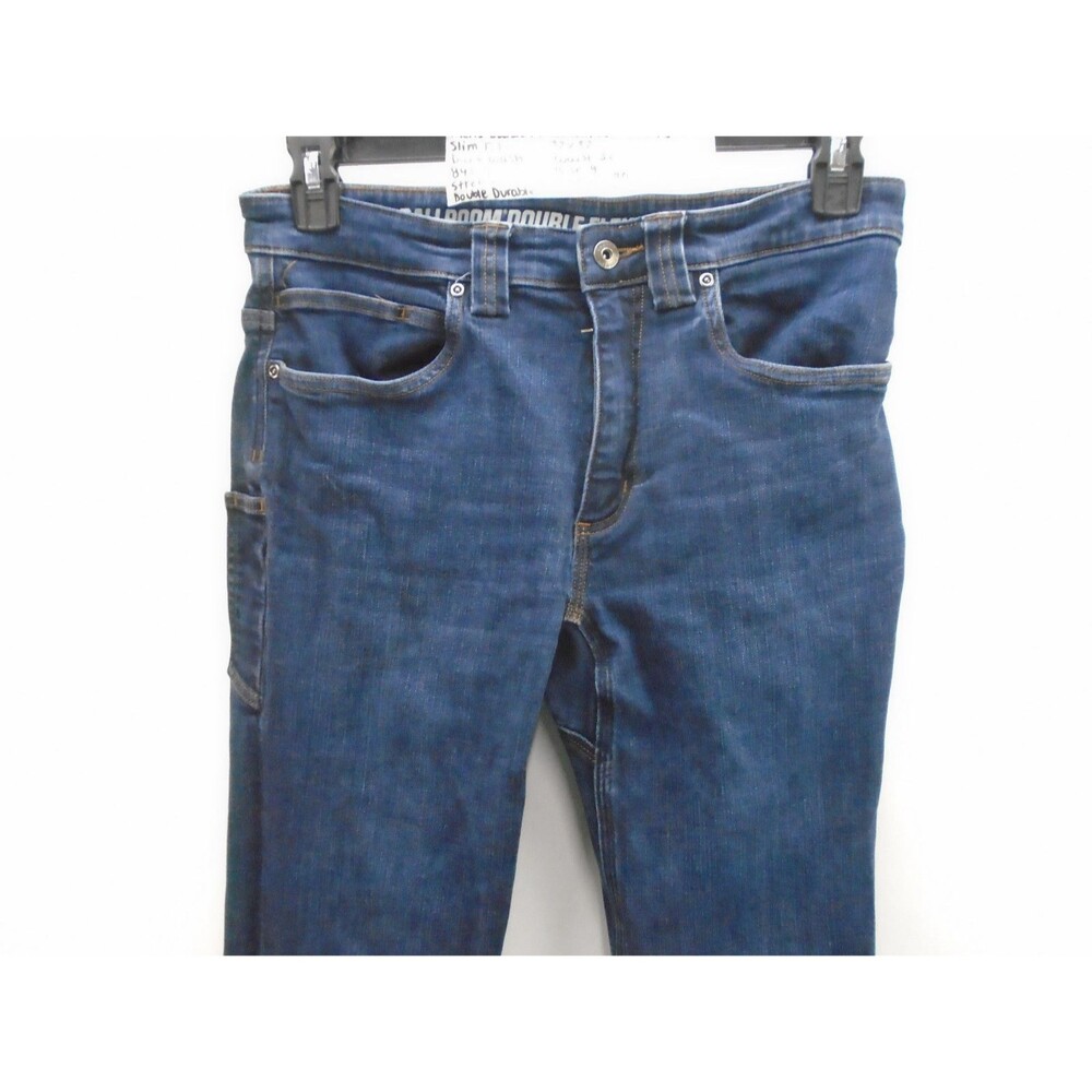 Duluth Trading Denim Blue Jeans Mens 32x30 Ballroom Double Flex Slim Fit - Picture 2 of 13